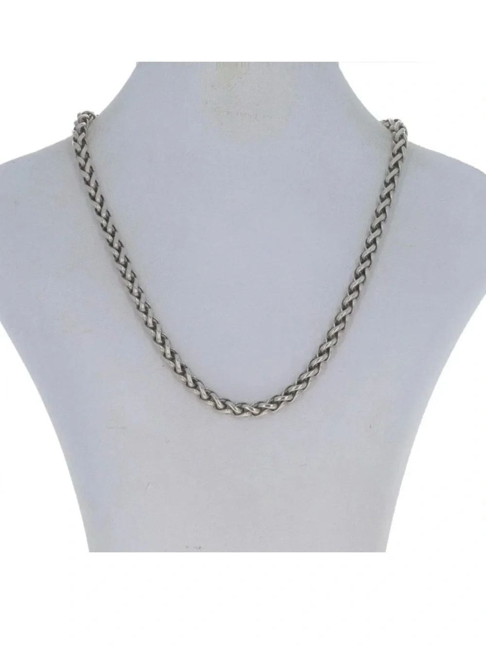 David Yurman 6mm Wheat Chain Necklace 16 3/4